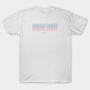 Mental Health Matters | Poppins French Gray T-Shirt